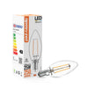 2.5W LED Filament, Candle, E14, 250lm, Non-Dim, 2700K3
