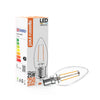 2.5W LED Filament, Candle, E27, 250lm, Non-Dim, 2700K3