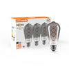 4.5W LED ST64, E27, 140lm, Dimmable, 1800K (3 Pack)3