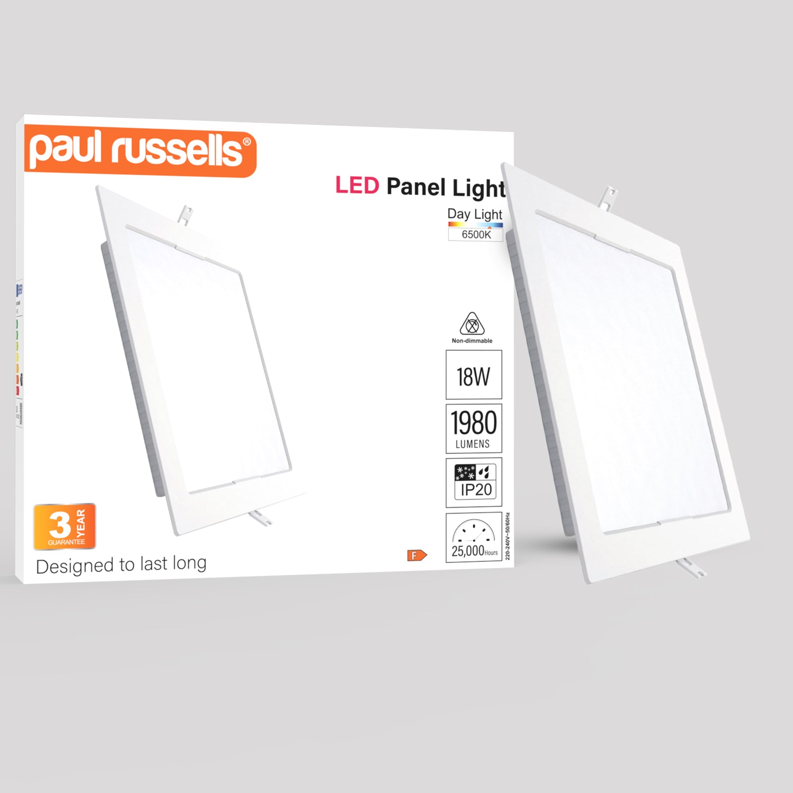 LED Square Panel 18W Day Light Ultra Slim Ceiling Light Bulbs