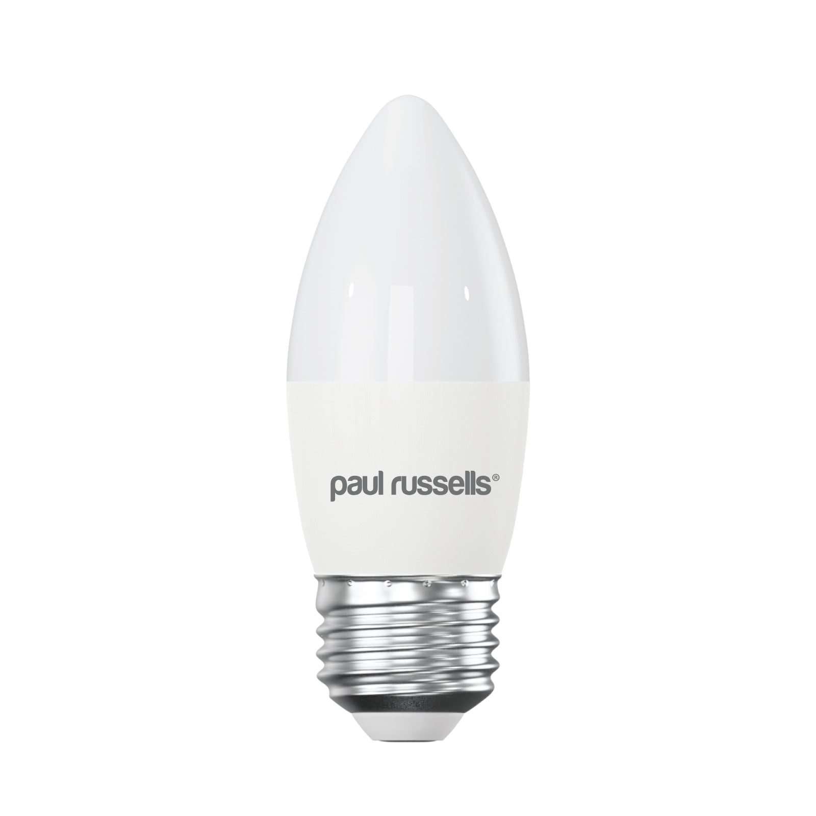 LED Candle 4.9W (40w), ES/E27, 470 Lumens, Cool White(4000K), 240V