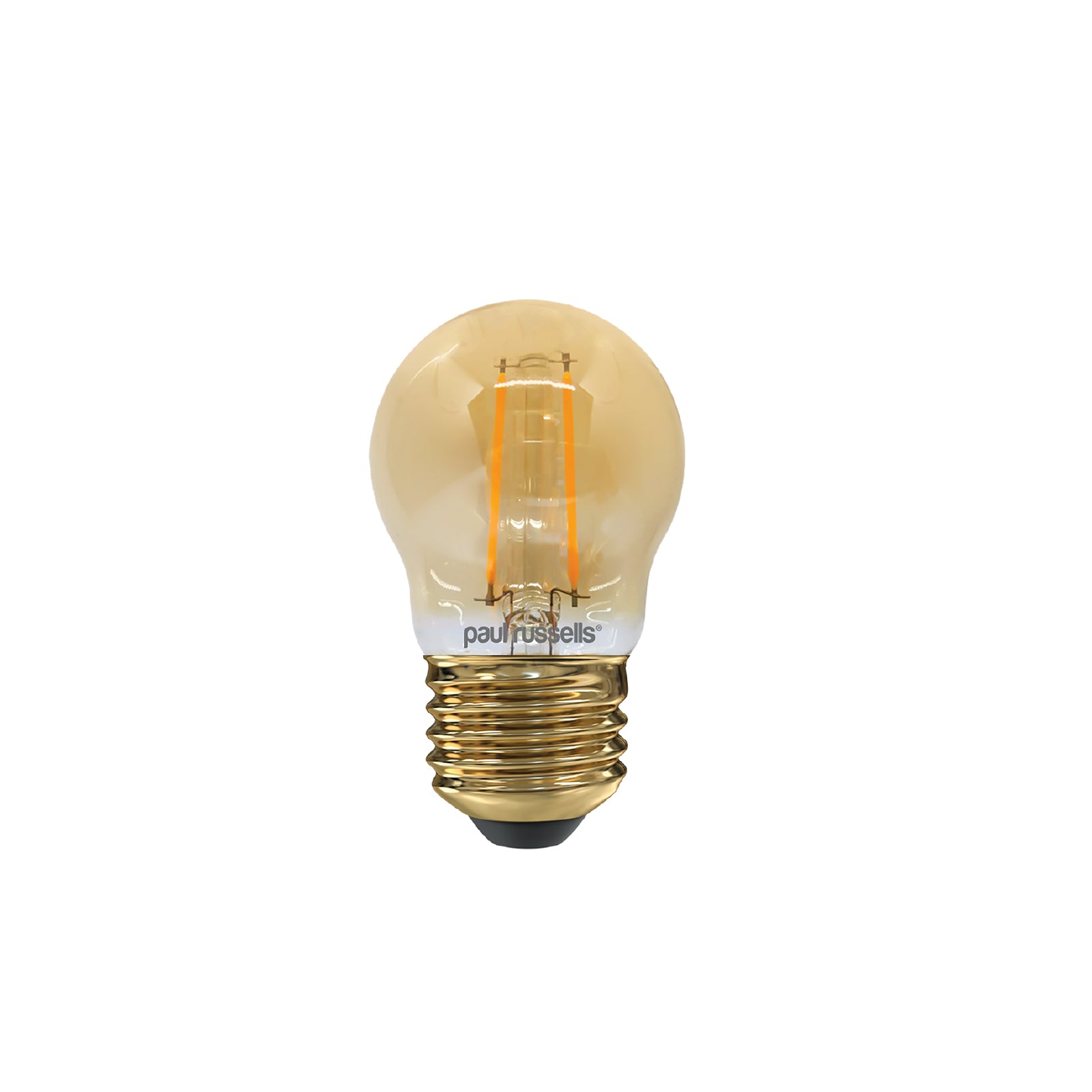 LED Filament Golf 2.5W (20w), ES/E27, 200 Lumens, Extra Warm White(2200K), 240V