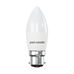 6.5W LED Candle, B22, 806lm, Non-Dim, 2700K 