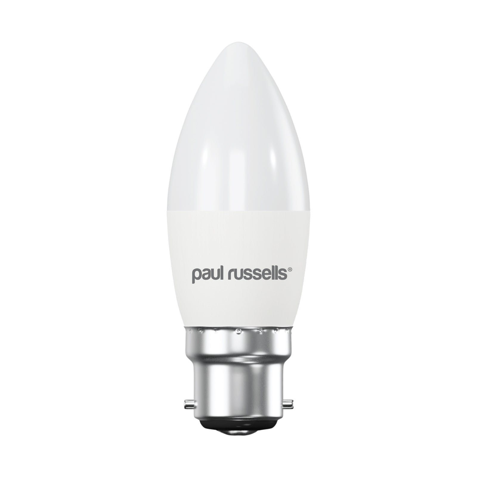 LED Candle 4.9W (40w), BC/B22, 470 Lumens, Cool White(4000K), 240V