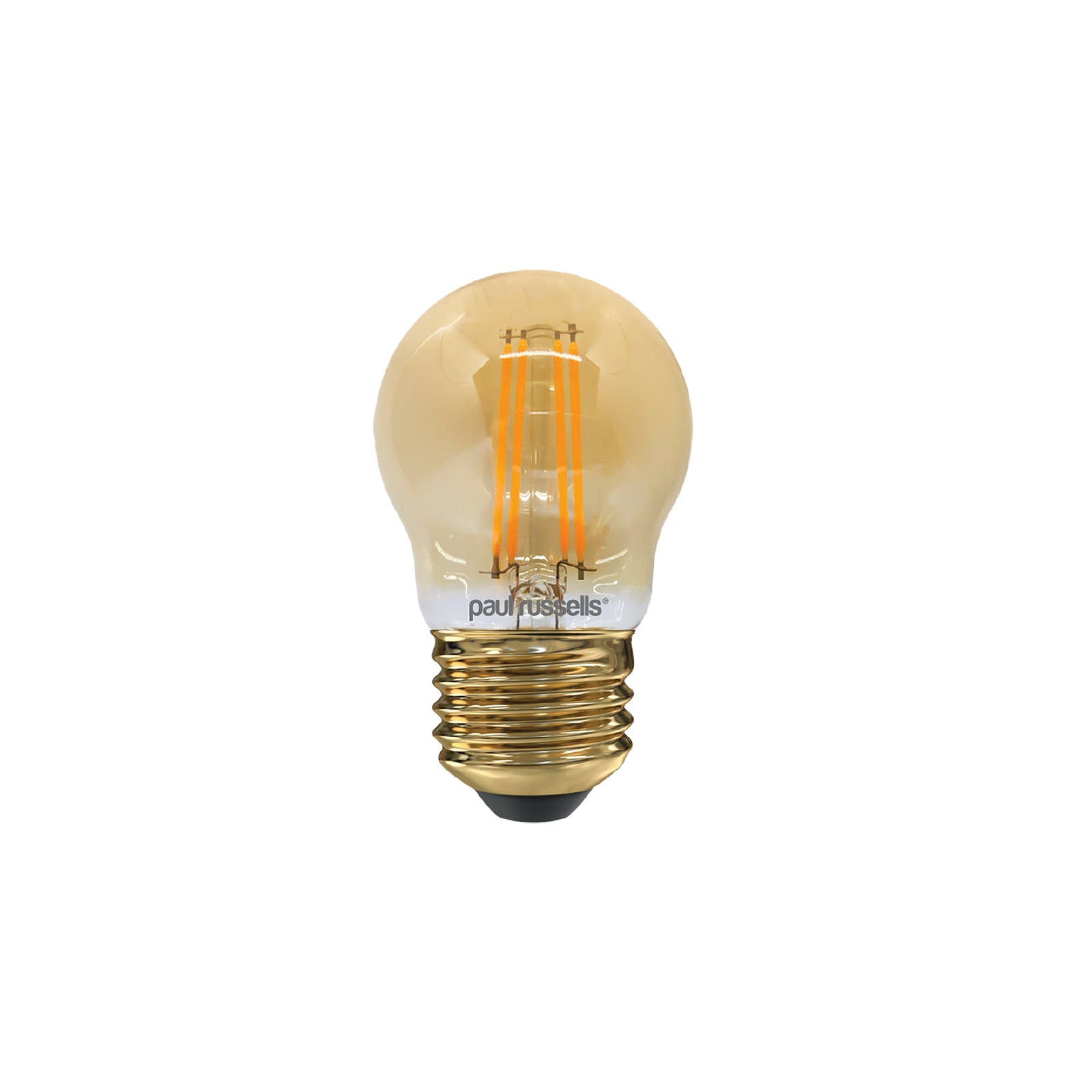 LED Filament Golf 4.5W (35w), ES/E27, 400 Lumens, Extra Warm White(2200K), 240V