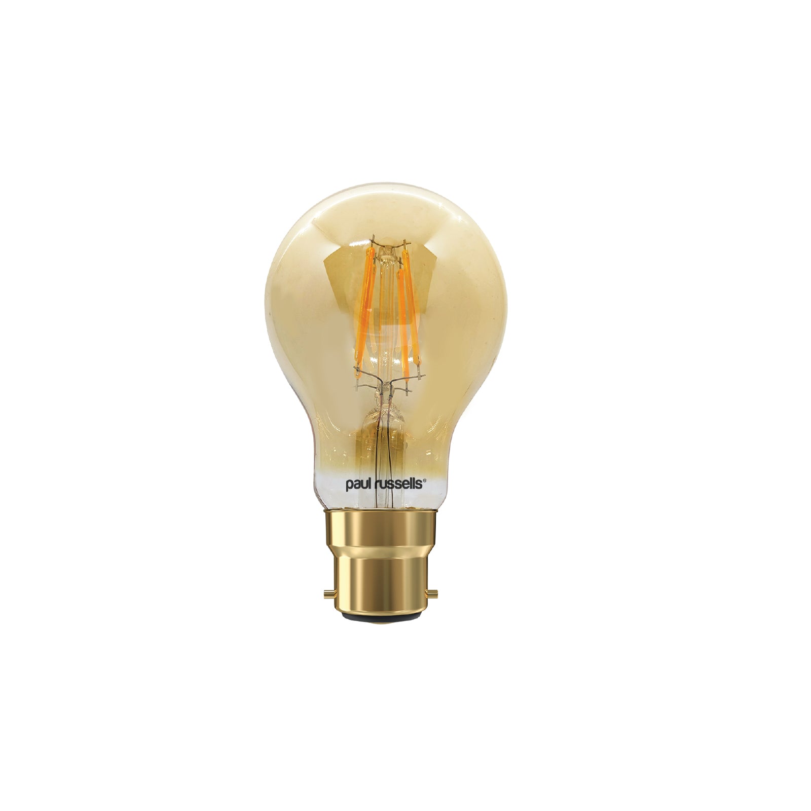 LED Filament GLS 4.5W (35w), BC/B22, 400 Lumens, Extra Warm White(2200K), 240V