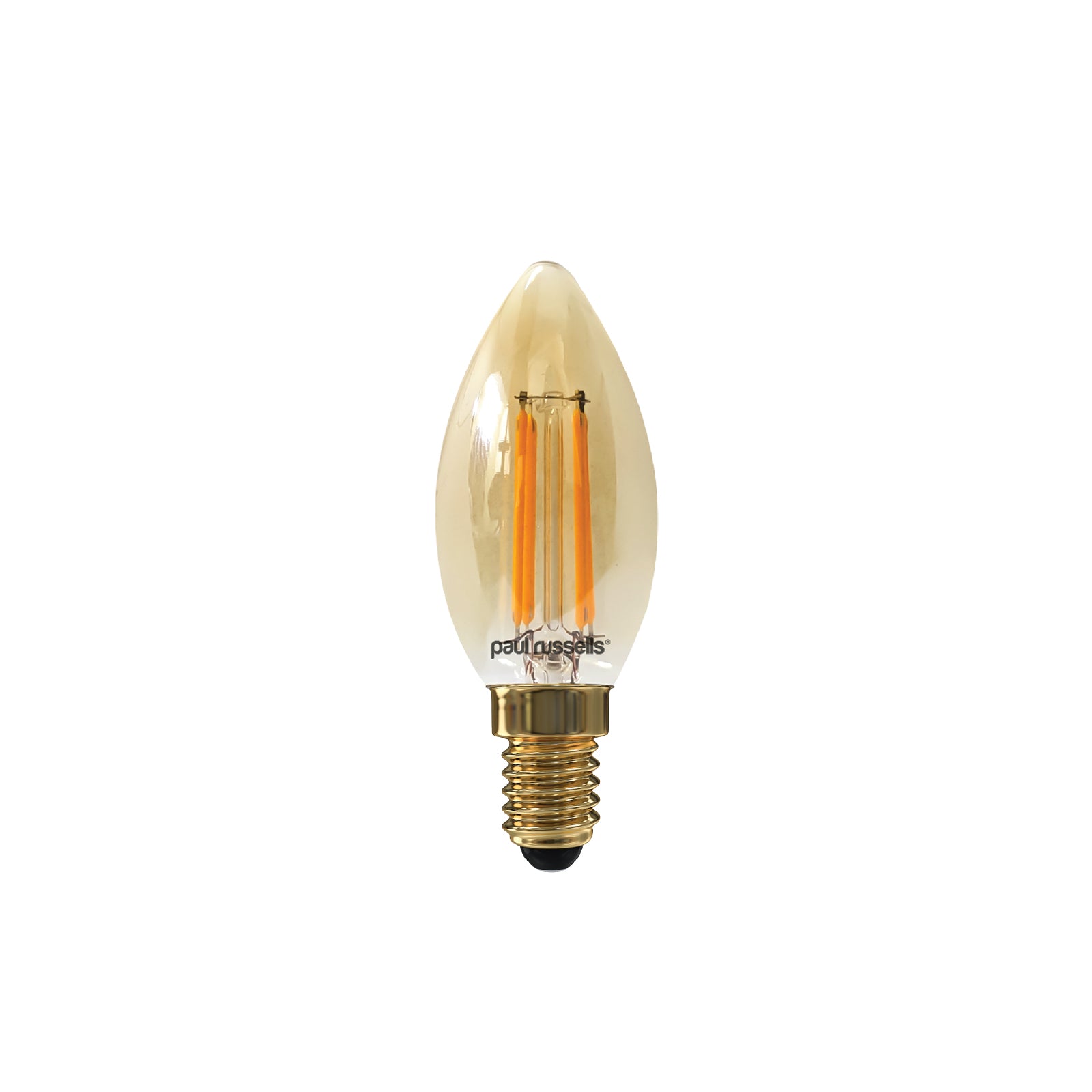 LED Filament Candle 4.5W (35w), SES/E14, 400 Lumens, Extra Warm White(2200K), 240V