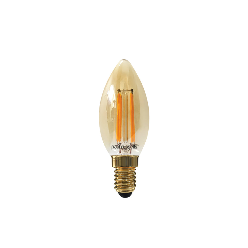 4.5W LED Filament, Candle, E14, 400lm, Non-Dim, 2200K