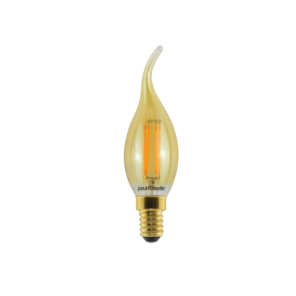 4.5W LED Filament, Flame, B15, 470lm, Non-Dim, 2700K