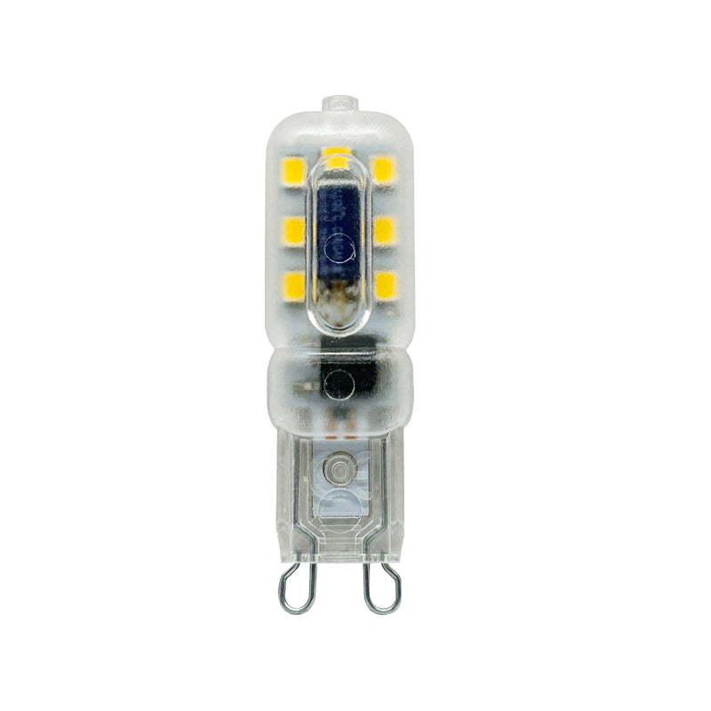 2.2W LED G9, Plastic, 200lm,Non-Dim, 3000K