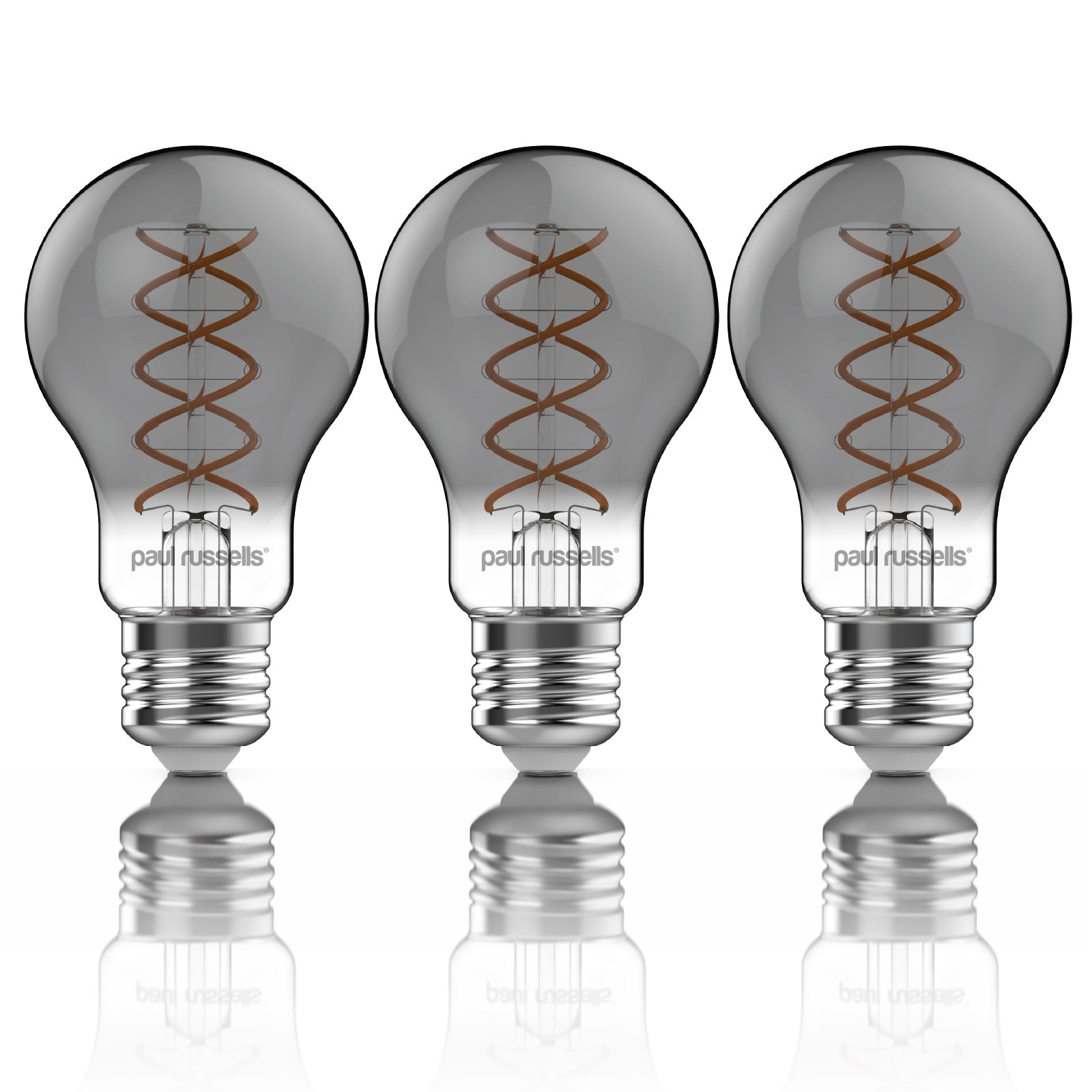 4.5W LED GLS, E27, 120lm, Dimmable, 1800K (3 Pack)
