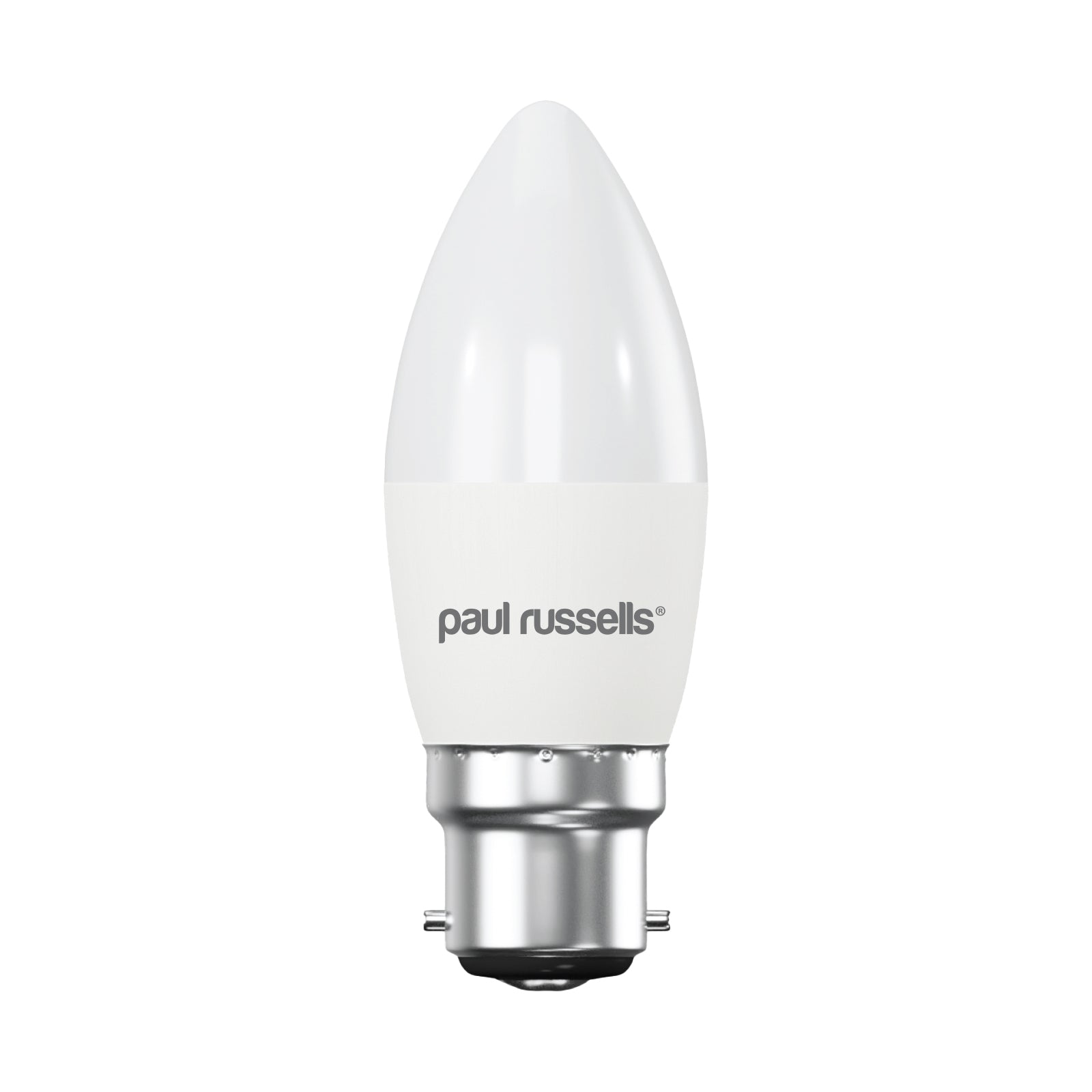 LED Candle 3W (25w), BC/B22, 250 Lumens, Warm White(2700K), 240V