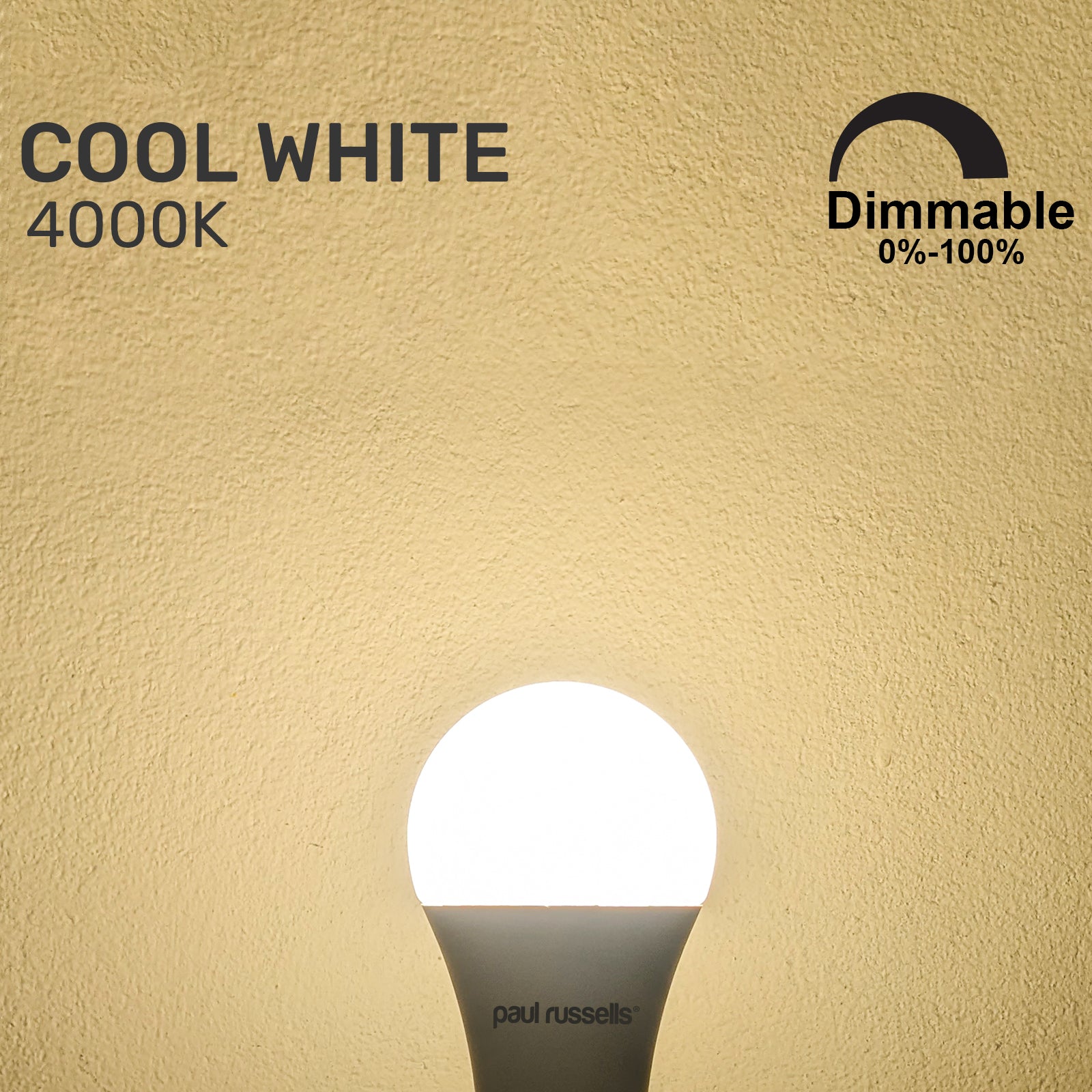 LED Dimmable GLS 8.5W (60w), BC/B22, 806 Lumens, Cool White(4000K), 240V
