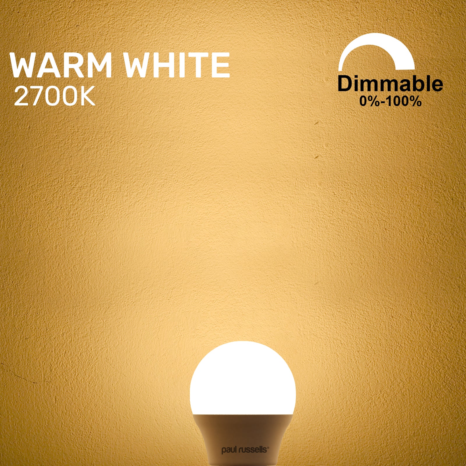 LED Dimmable Golf 5.5W (40w), BC/B22, 470 Lumens, Warm White(2700K), 240V