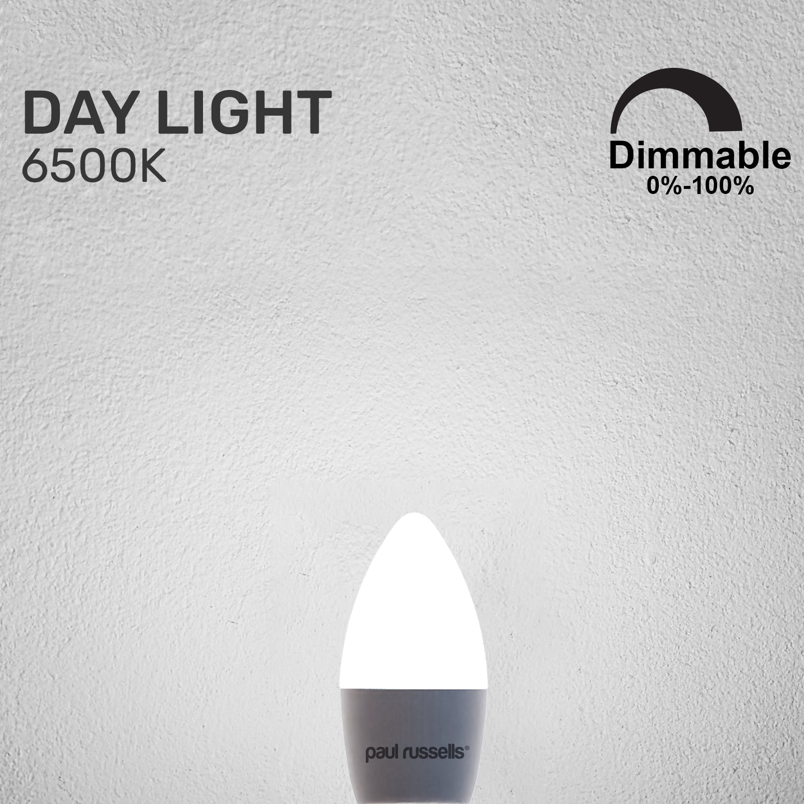 LED Dimmable Candle 5.5W (40w), BC/B22, 470 Lumens, Day Light(6500K), 240V