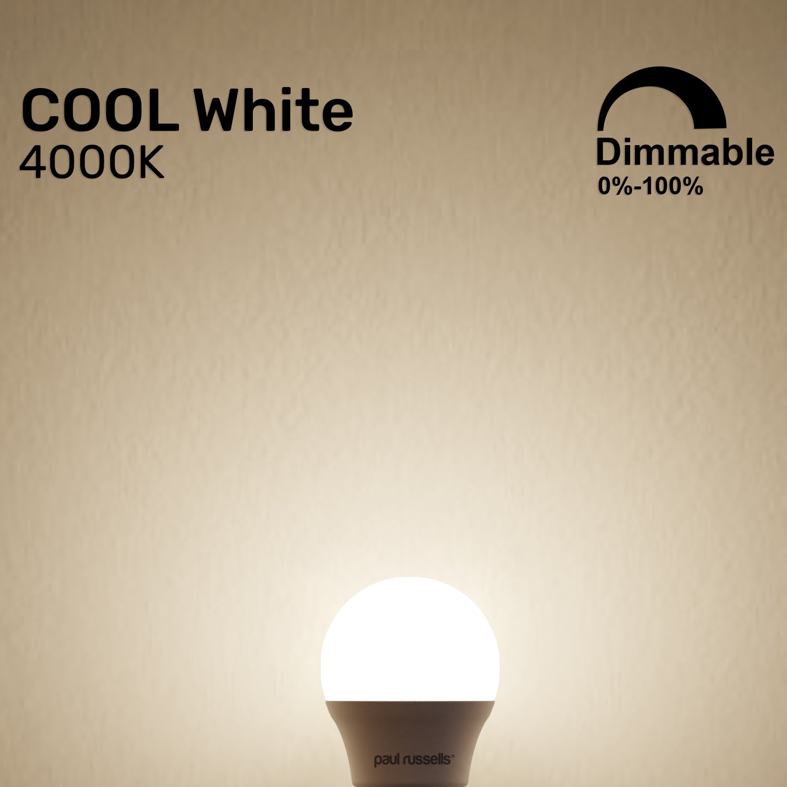LED Dimmable Golf 5.5W (40w), SES/E14, 470 Lumens, Cool White(4000K), 240V