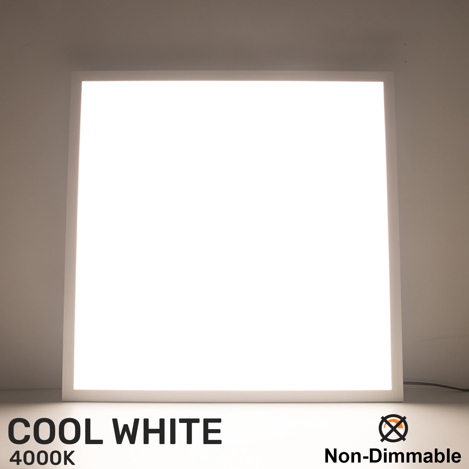 LED Square Panel 40W Cool White Ultra Slim Ceiling Light Bulbs