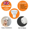 4W LED GU10, 340lm, 100°, Non-Dim, 4000K4