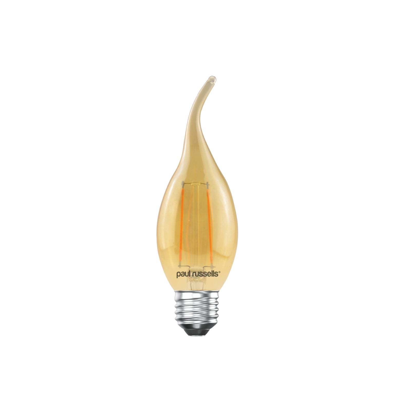 LED Filament Flame 2.5W (20w), ES/E27, 200 Lumens, Extra Warm White(2200K), 240V
