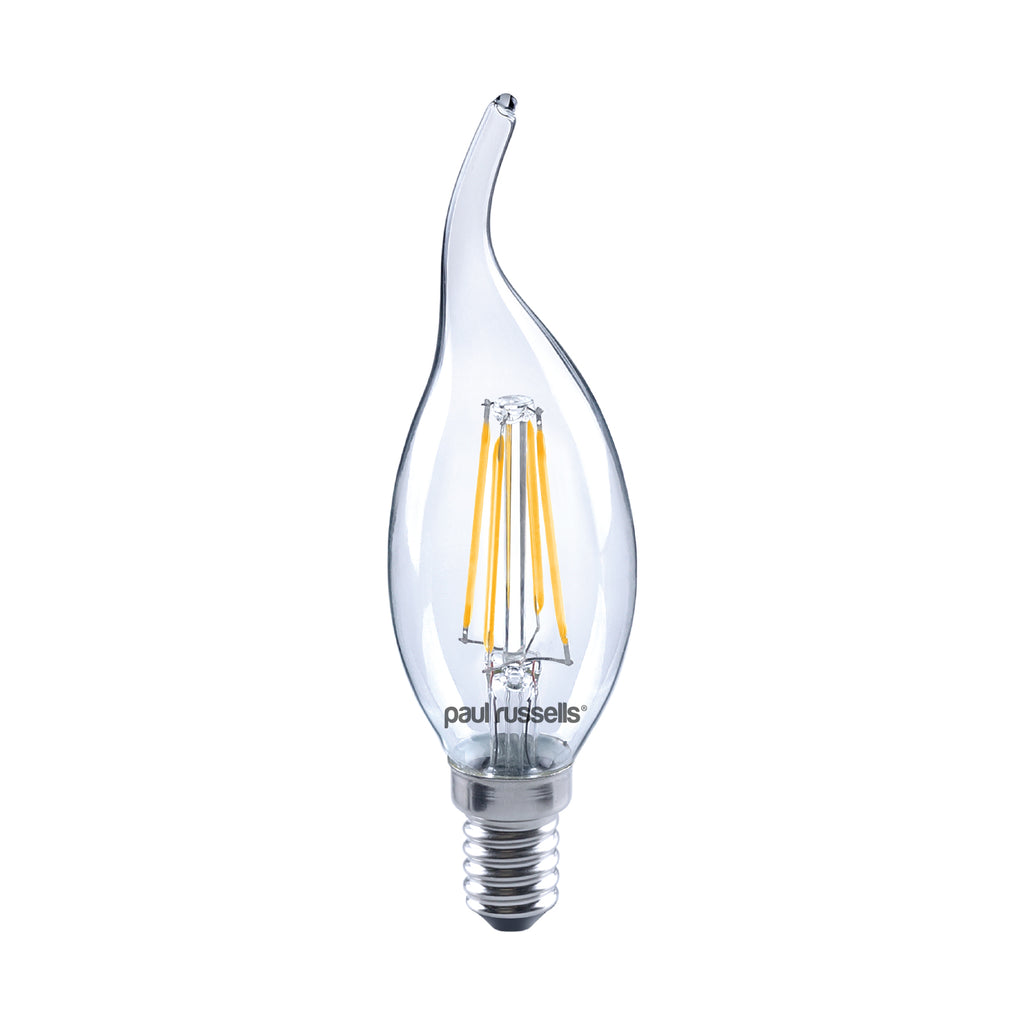 4.5W LED Filament, Flame, E14, 470lm, Non-Dim, 2700K